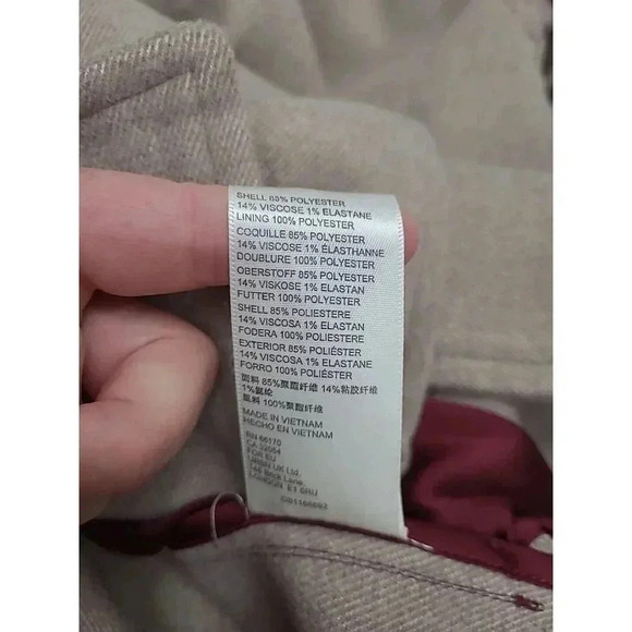 Free People Oversized Jacket Women's Size Large Double Breasted Pea Coat Slouchy - Picture 7 of 8